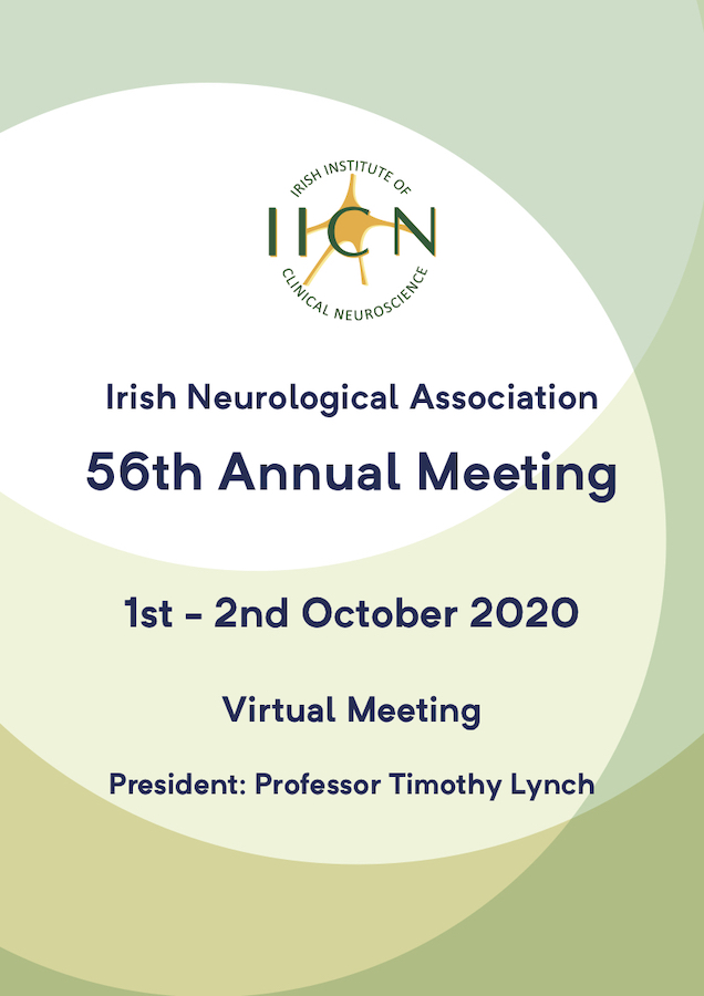 Announcement notice, IICN virtual meeting, October 2020