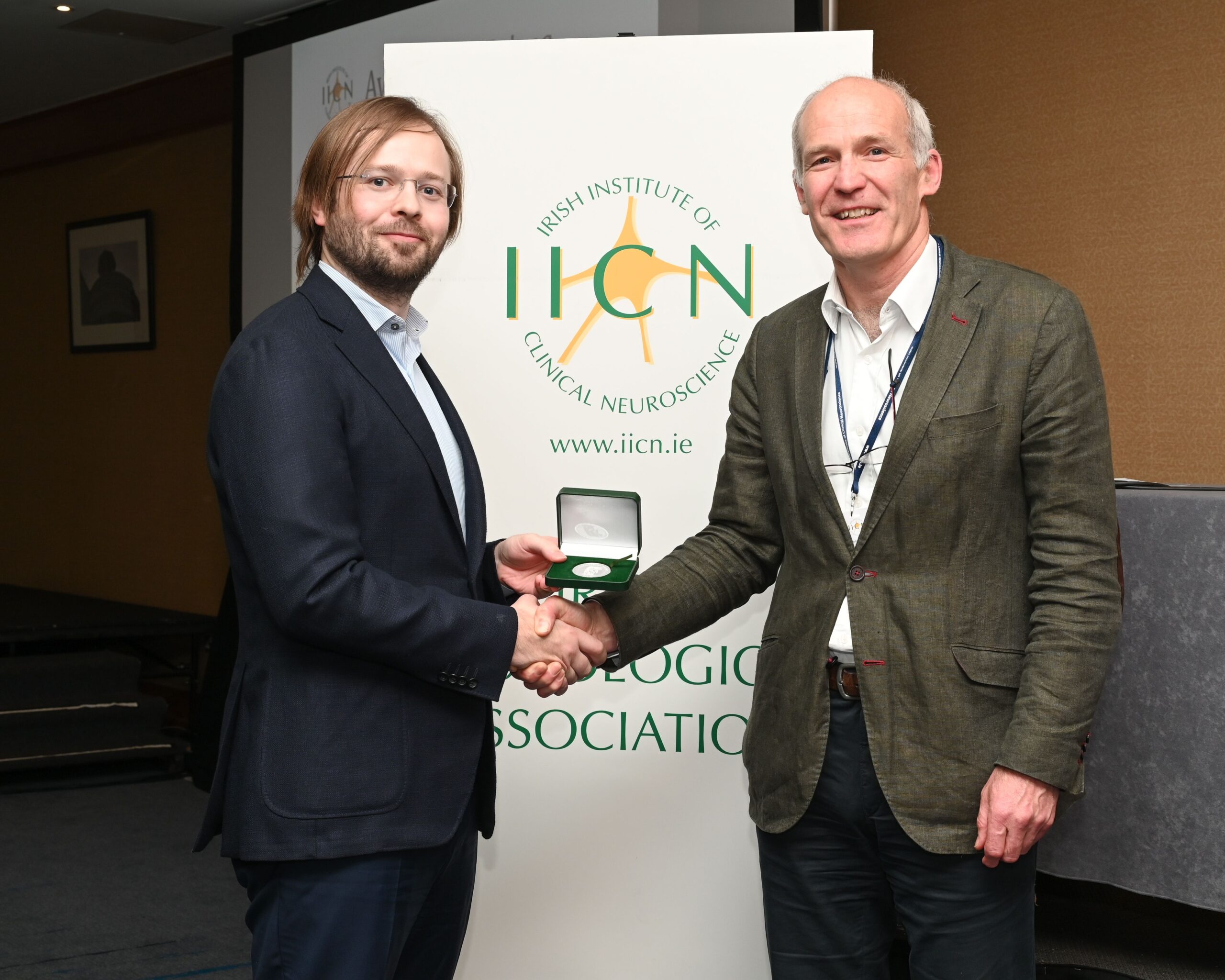 The Mark Gibson prize for the best Movement Disorder related pressentation was awarded to Dr. Owen Killian