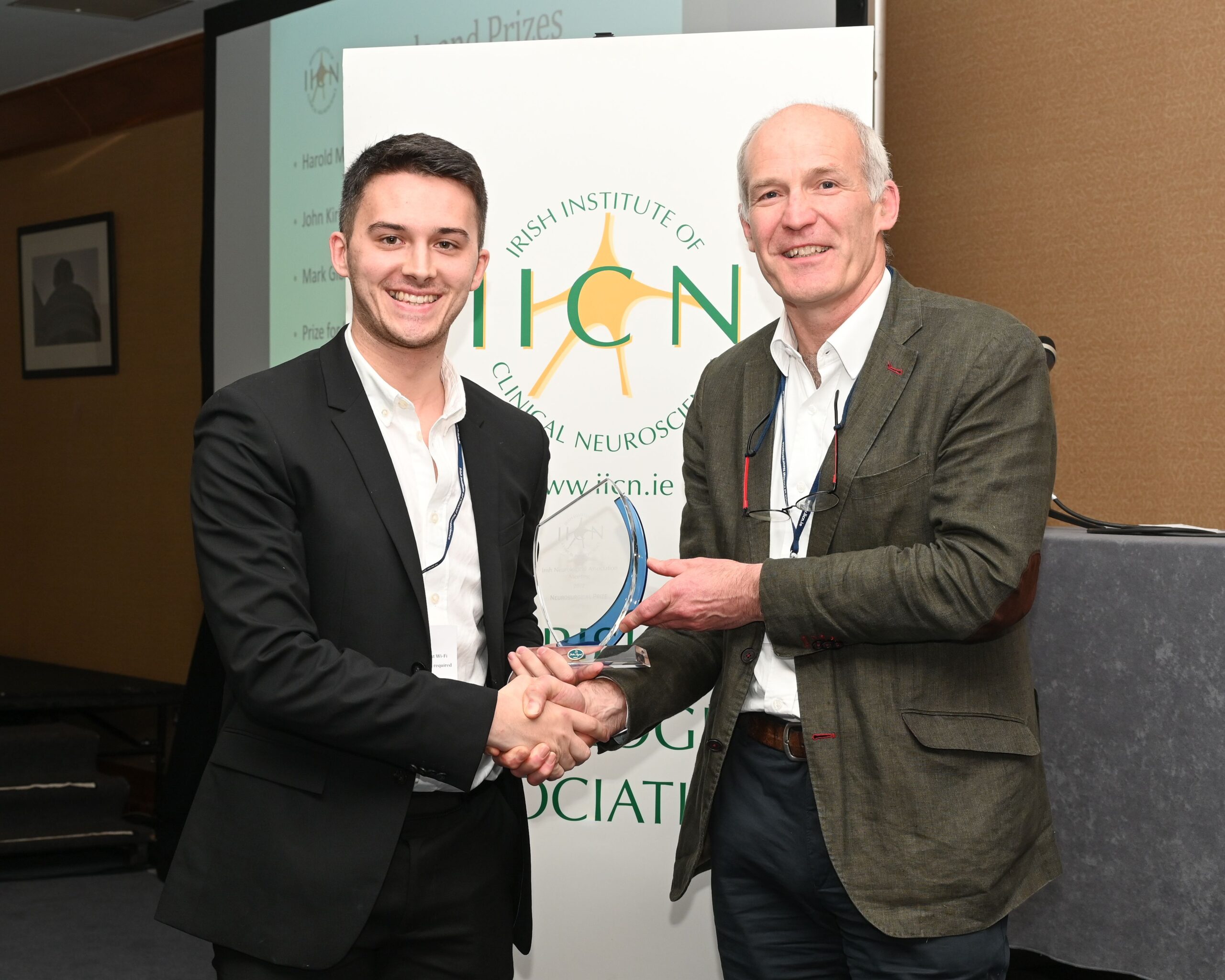The Prize for the best Neurosurgical presentation was awarded to Mr. Steven Browne
