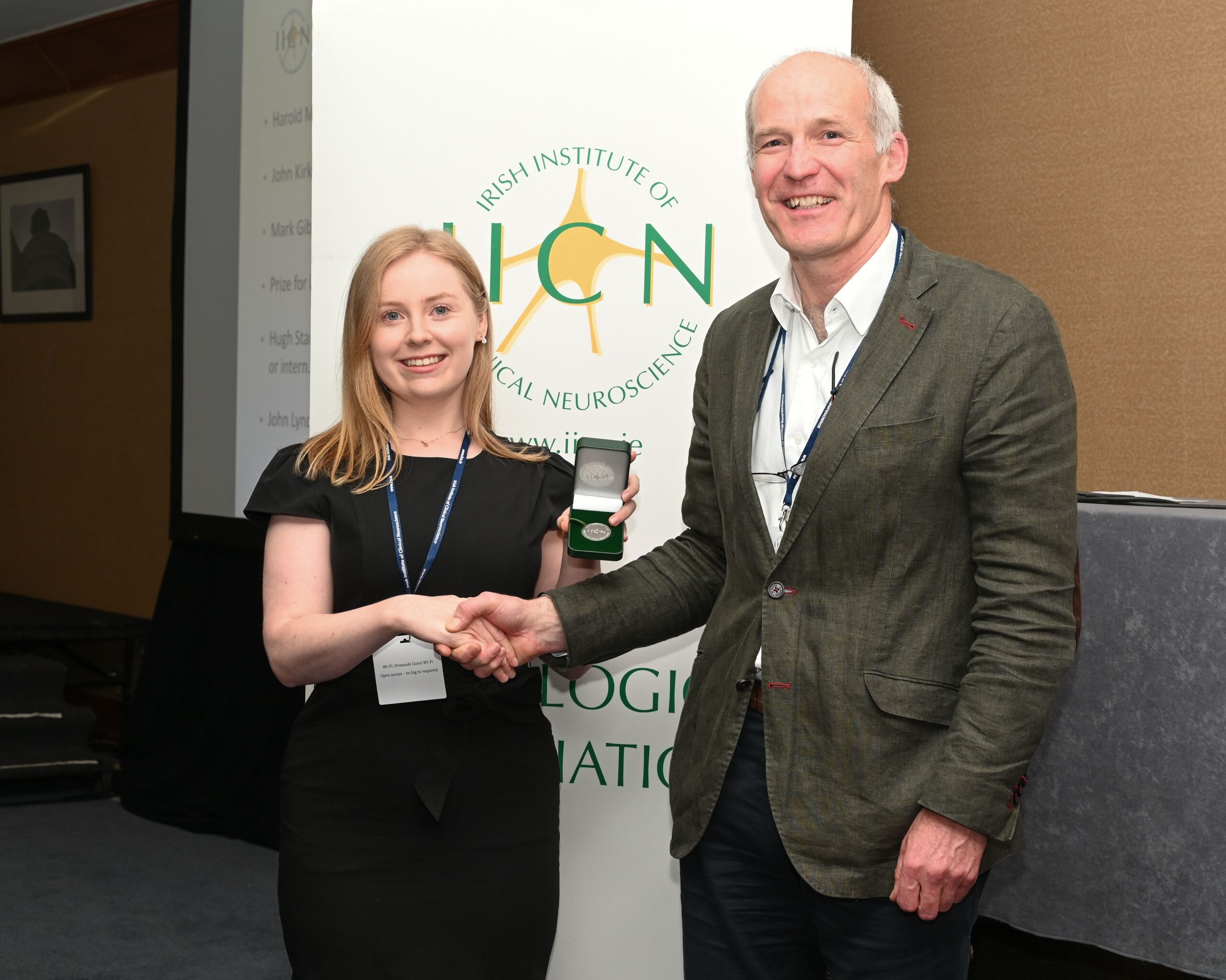 The Hugh Staunton Prize for the best presentation by a medical student or intern was awarded to Dr. Emma Ryder.