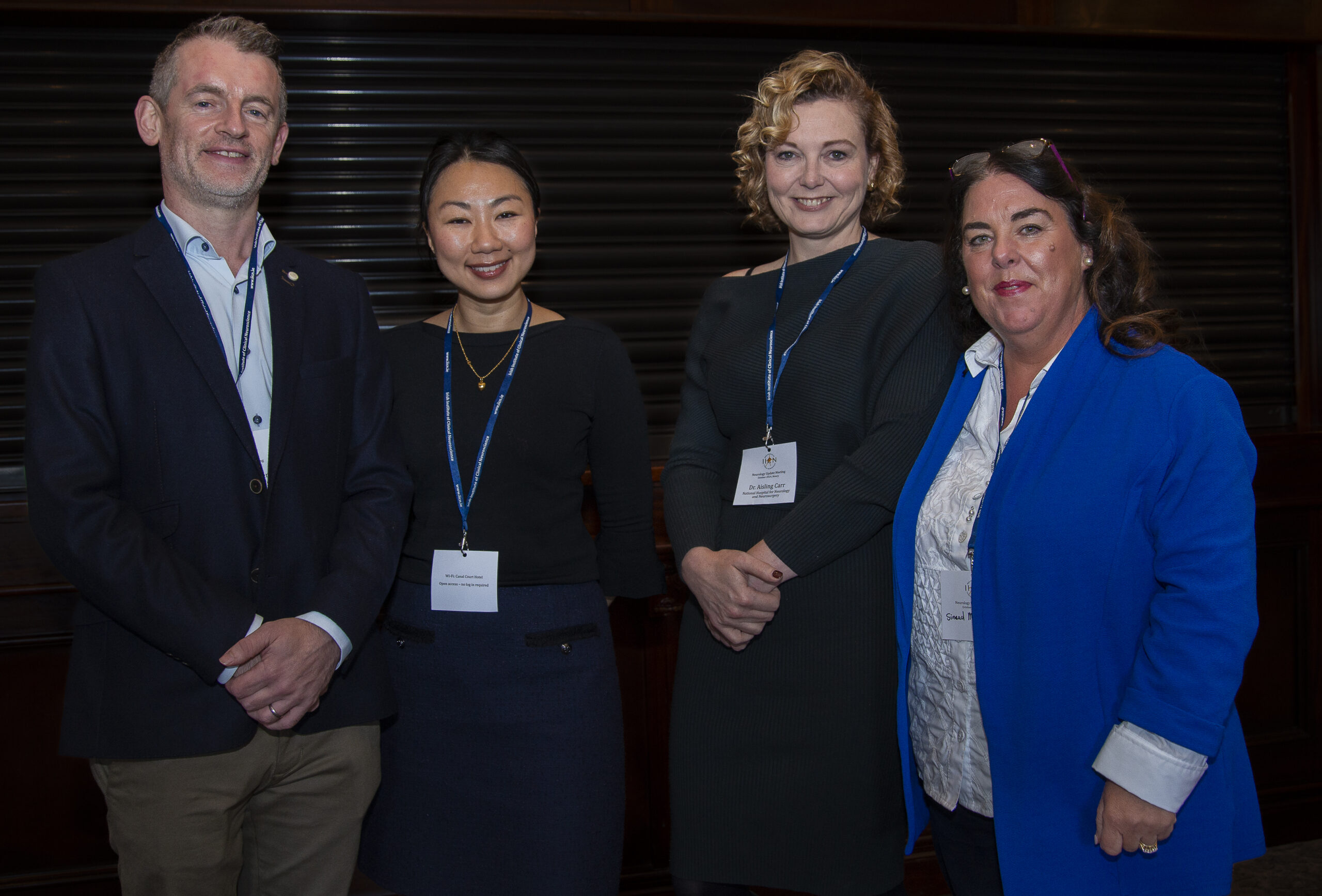 Dr Ferghal McVerry, Dr Junie Koay, Dr Aisling Carr and Ms Sinead McCrumlish.