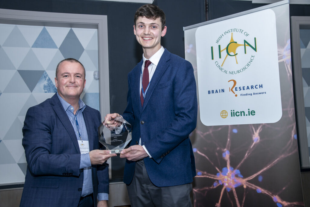 The award for best Interesting Case Report presentation was made to Dr. Alex Dudley for his presentation “An Adult onset Genetic Haematological Disease – CLIPPERS as the Clue”.