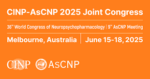 CINP-AsCNP 2025 Joint Congress in Melbourne Australia 15 – 18 June 2025