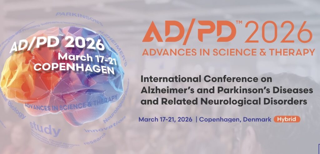 AD/PD™ 2026: Alzheimer’s Disease and Parkinson’s Disease Conference, Copenhagen.